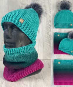 Komplet Czapka + Komin OPAL