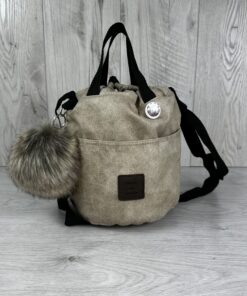 MIDI Eco Leather Light Brown