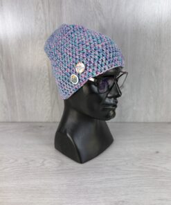 Alternative view of Czapka by Hanka Mi Zrobiła Pink/Minth/Blue