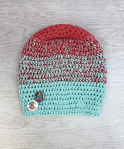 Czapka by Hanka Mi Zrobiła Minth /Koral