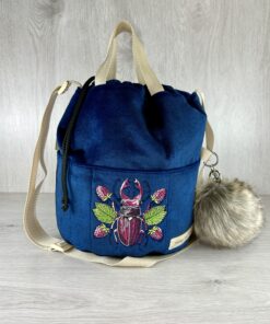 BIG PRO Welur Granatowy - Żuczek