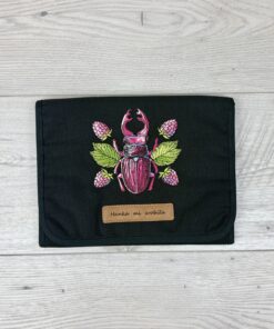 Organizer Panama Czarna Malinowy Żuczek